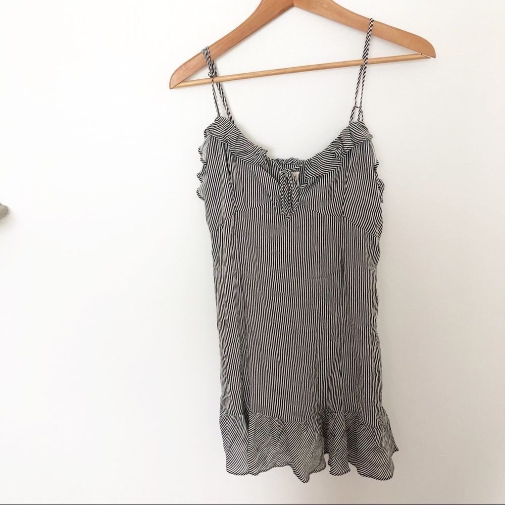 Free People Le Fleur Striped Slip Dress Size Small - Picture 2 of 8